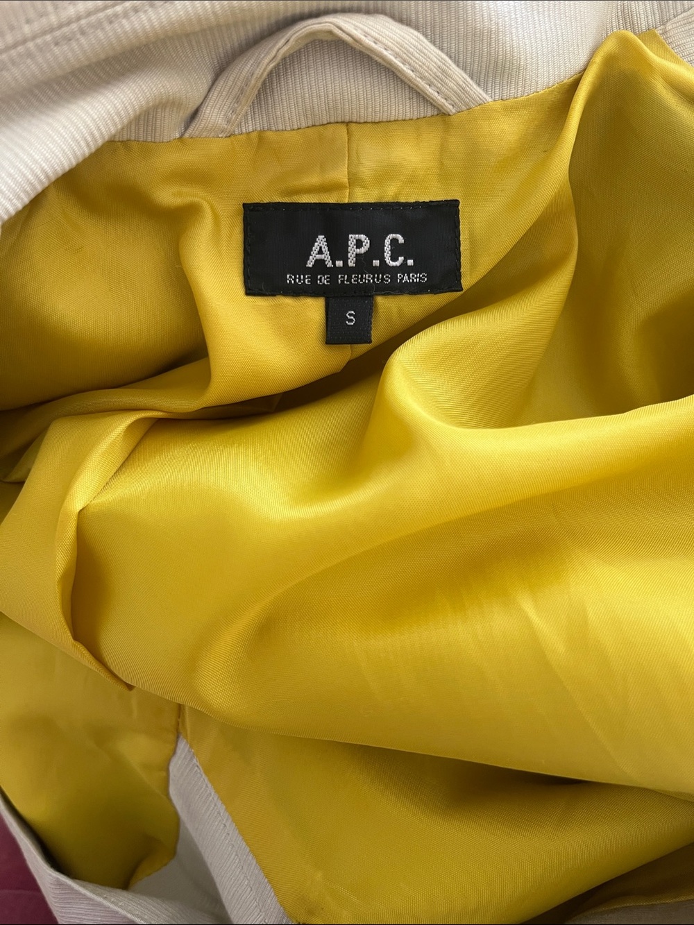 A.P.C. cotton trench size small
